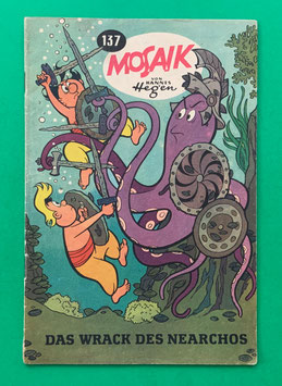 Original Mosaik der Digedags Nr. 137 Das Wrack des Nearchos April 1968 Runkel-Serie sammelwürdiger Zustand