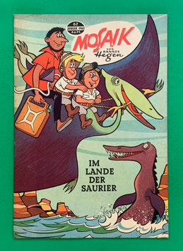 Original Mosaik Digedags Nr. 62 Im Lande der Saurier Januar 1962 Weltraum-Serie