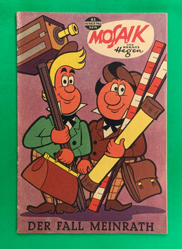 Original Mosaik der Digedags Nr. 83 Der Fall Meinrath Oktober 1963 Erfinder-Serie