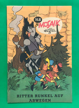 Original Mosaik der Digedags Nr. 148 Ritter Runkel auf Abwegen März 1969 Runkel-Serie