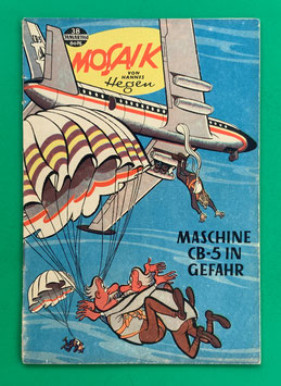 Original Mosaik der Digedags Nr. 38 Maschine CB-5 in Gefahr Januar 1960 Weltraum-Serie