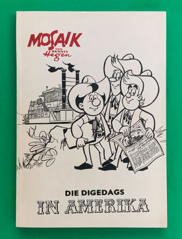 Mosaikbuch Digedags Amerika-Serie Band 1 Die Digedags in Amerika 1974 Softcover-Probeauflage 500 Stück