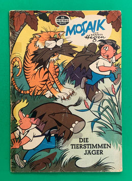 Original Mosaik der Digedags Nr. 66 Die Tierstimmenjäger Mai 1962 Weltraum-Serie