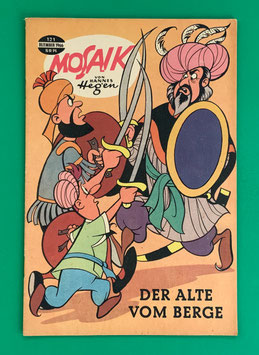 Original Mosaik der Digedags Nr. 121 Der Alte vom Berge Dezember 1966 Runkel-Serie