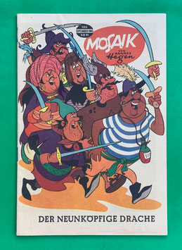 Original Mosaik der Digedags Nr. 106 Der neunköpfige Drache September 1965 Runkel-Serie