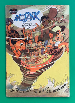 Original Mosaik Digedags Exportheft Nr. 13 Im Wirbel des Tornados Dezember 1957 Römer-Serie