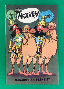 Original Mosaik der Digedags Export Finnland finnisch Mosaiikki Nr. 112 Makaronian Prinssit 4/1966