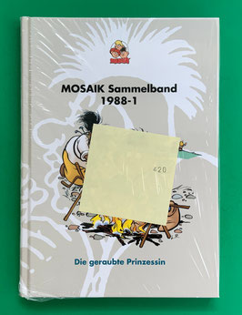 Original Mosaik Abrafaxe Hardcover Sammelband 037 Nr. 1988-1 Die geraubte Prinzessin limitiert mit signierter Grafik - verlagsseitig ausverkauft