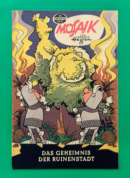 Original Mosaik der Digedags Nr. 99 Das Geheimnis der Ruinenstadt Februar 1965 Runkel-Serie