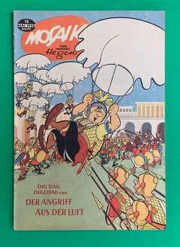 Original Mosaik der Digedags Nr. 18 Der Angriff aus der Luft Mai 1958 Römer-Serie