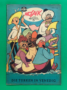 Original Mosaik der Digedags Nr. 88 Die Türken in Venedig März 1964 Erfinder-Serie