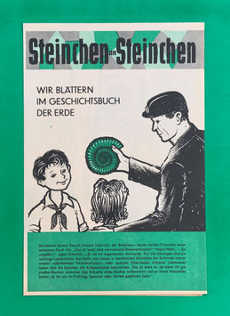 Original Mosaik Digedags Beilage Nr. 66 Wir blättern im Geschichtsbuch der Erde Mai 1962