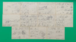 Abrafaxe Mosaik komplettes Heft 5/1991 von Jörg Renter auf 11 Blättern als Scribble