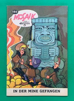 Original Mosaik Digedags Nr. 191 In der Mine gefangen Oktober 1972 Amerika-Serie