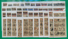 Original Mosaik Digedags komplette Beilagen Sammlung Nr. 25 bis 70 exzellenter Zustand