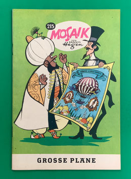Original Mosaik Digedags Nr. 215 Große Pläne Oktober 1974 Orient-Serie