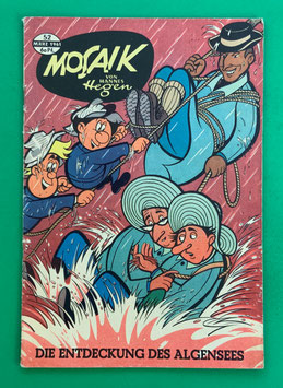 Original Mosaik der Digedags Nr. 52 Die Entdeckung des Algensees März 1961 Weltraum-Serie