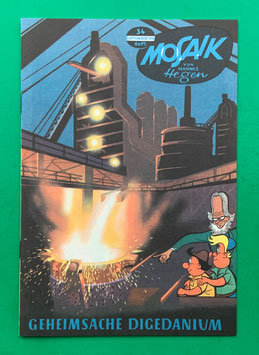 Mosaik Digedags originales Reprintheft Nr. 34 ohne Ösen aus Jubiläumskassette 3 - neuwertiger Zustand
