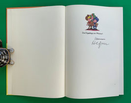 Original Mosaik Digedags Buch Amerika-Serie Band 6 Die Digedags am Missouri 2. Auflage 1980 mit original Autogramm von Hannes Hegen in wunderschönem Zustand