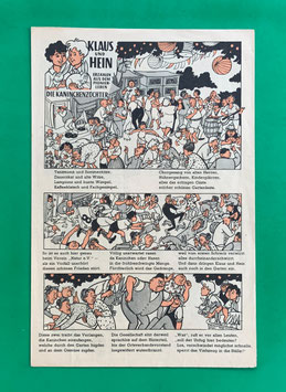 Original Mosaik Digedags Beilage Nr. 31 Die Kaninchenzüchter Juni 1959