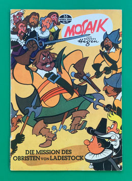 Original Mosaik Digedags Exportheft Nr. 53 Die Mission des Obristen von Ladestock April 1961 Erfinder-Serie Otto-von-Guericke-Kapitel
