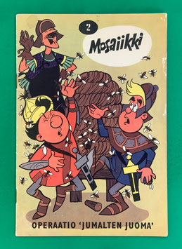 Original Mosaik Digedags Exportheft Finnland finnisch Mosaiikki Nr. 122 Januar 1967 Runkel-Serie
