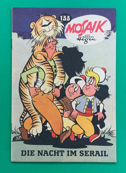 Original Mosaik der Digedags Nr. 133 Die Nacht im Serail Dezember 1967 Runkel-Serie