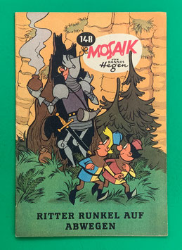 Original Mosaik der Digedags Nr. 148 Ritter Runkel auf Abwegen März 1969 Runkel-Serie