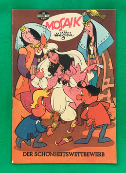 Original Mosaik der Digedags Nr. 111 Der Schönheitswettbewerb Februar 1966 Runkel-Serie