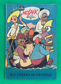 Original Mosaik der Digedags Nr. 88 Die Türken in Venedig März 1964 Erfinder-Serie