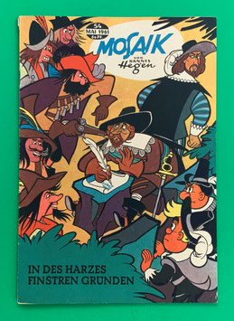 Original Mosaik Digedags Nr. 54 In des Harzes finstren Gründen Mai 1961 Erfinder-Serie