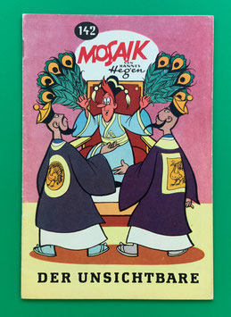 Original Mosaik Digedags Exportheft Nr. 142 Der Unsichtbare September 1968 Runkel-Serie Digedag-Solo
