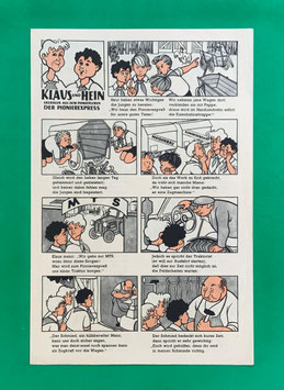 Original Mosaik Digedags Beilage Nr. 34 Der Pionierexpreß September 1959