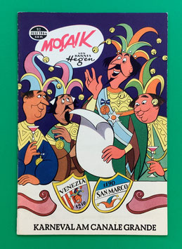 Original Mosaik Digedags Exportheft Nr. 92 Karneval am Canale Grande Juli 1964 Runkel-Serie In Italien