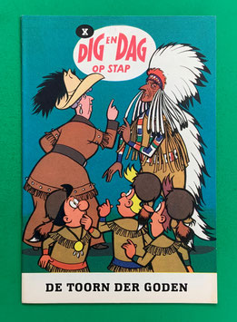 Original Mosaik Digedags Exportheft Holland holländisch Dig en Dag op stap Buchstabe X Nr. 175 De toorn der goden Juni 1971 Amerika-Serie
