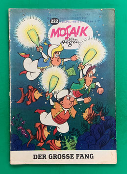 Original Mosaik der Digedags Nr. 222 Der große Fang Mai 1975 Orient-Serie original & vollständig