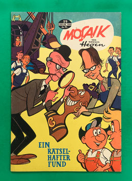 Original Mosaik der Digedags Nr. 39 Ein rätselhafter Fund Februar 1960 Weltraum-Serie