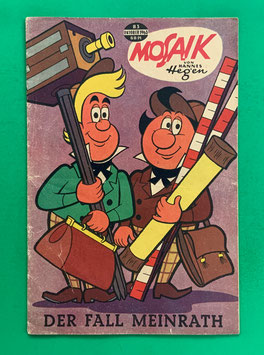 Original Mosaik der Digedags Nr. 83 Der Fall Meinrath Oktober 1963 Erfinder-Serie