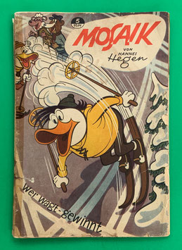 Original Mosaik der Digedags Nr. 5 Wer wagt - gewinnt Dezember 1956 Orient-Südsee-Serie