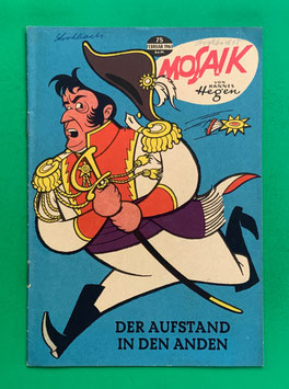 Original Mosaik der Digedags Nr. 75 Der Aufstand in den Anden Februar 1963 Erfinder-Serie