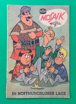 Original Mosaik der Digedags Nr. 120 In hoffnungsloser Lage November 1966 Runkel-Serie sammelwürdiger Zustand