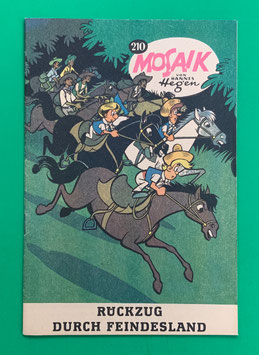 Original Mosaik Digedags Nr. 210 Rückzug durch Feindesland Mai 1974 Amerika-Serie