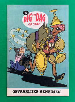 Original Mosaik Digedags Exportheft Holland holländisch Dig en Dag op stap Buchstabe A Nr. 178 Gevaarlijke geheimen September 1971 Amerika-Serie