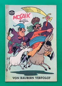 Original Mosaik der Digedags Nr. 108 Von Räubern verfolgt November 1965 Runkel-Serie