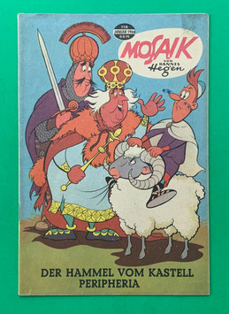 Original Mosaik der Digedags Nr. 110 Der Hammel vom Kastell Peripheria Januar 1966 Runkel-Serie sammelwürdiger Zustand