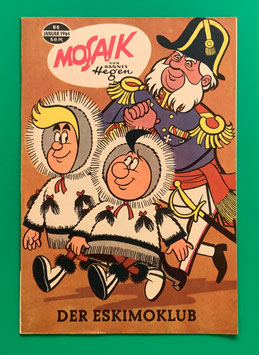 Original Mosaik Digedags Nr. 86 Der Eskimoklub Januar 1964 Erfinder-Serie