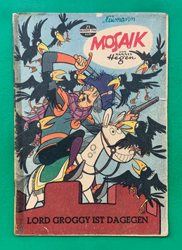 Original Mosaik der Digedags Nr. 71 Lord Groggy ist dagegen Oktober 1962 Erfinder-Serie