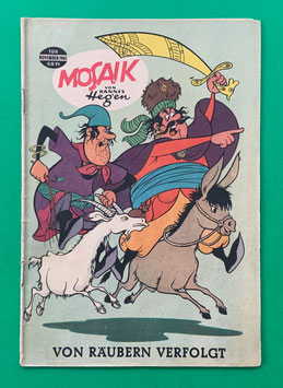 Original Mosaik der Digedags Nr. 108 Von Räubern verfolgt November 1965 Runkel-Serie exzellenter Zustand mit Abostempel