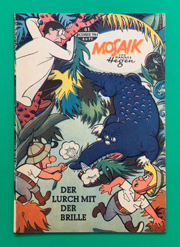 Original Mosaik Digedags Nr. 61 Der Lurch mit der Brille Dezember 1961 Weltraum-Serie