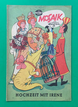Original Mosaik der Digedags Nr. 119 Hochzeit mit Irene Oktober 1966 Runkel-Serie exzellenter Zustand mit Abostempel